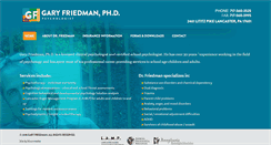 Desktop Screenshot of garyfriedman.net