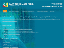 Tablet Screenshot of garyfriedman.net